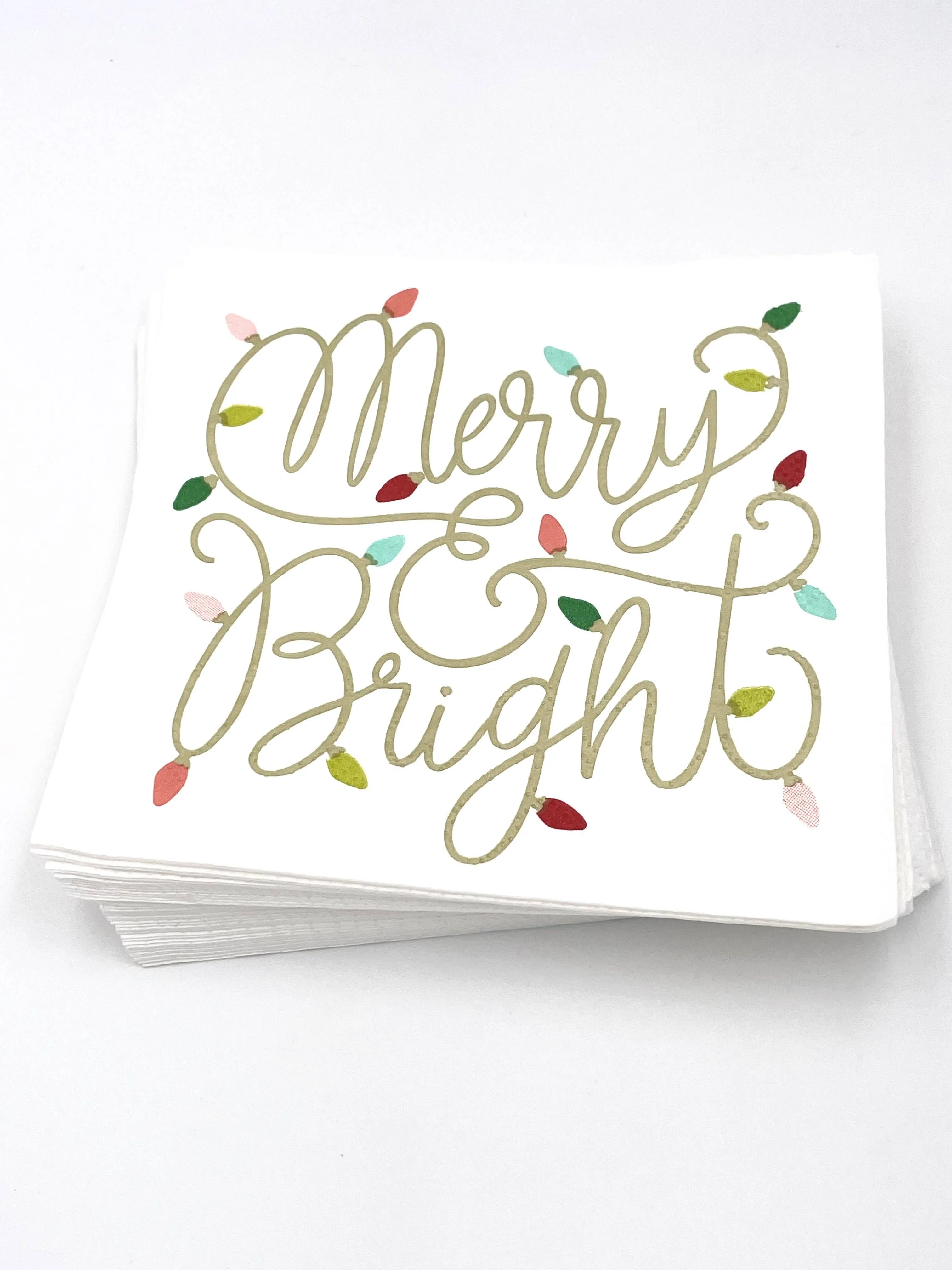 3 ply Cocktail Napkins 20ct | Merry and Bright