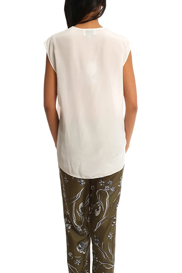 3.1 Phillip Lim Soft Draped Sleeveless Blouse