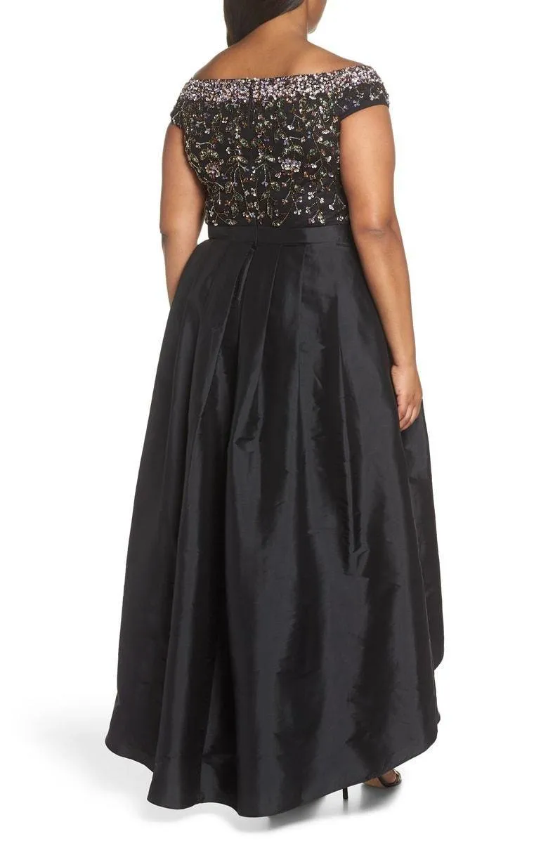 Adrianna Papell AP1E203707 Plus Size High Low Dress