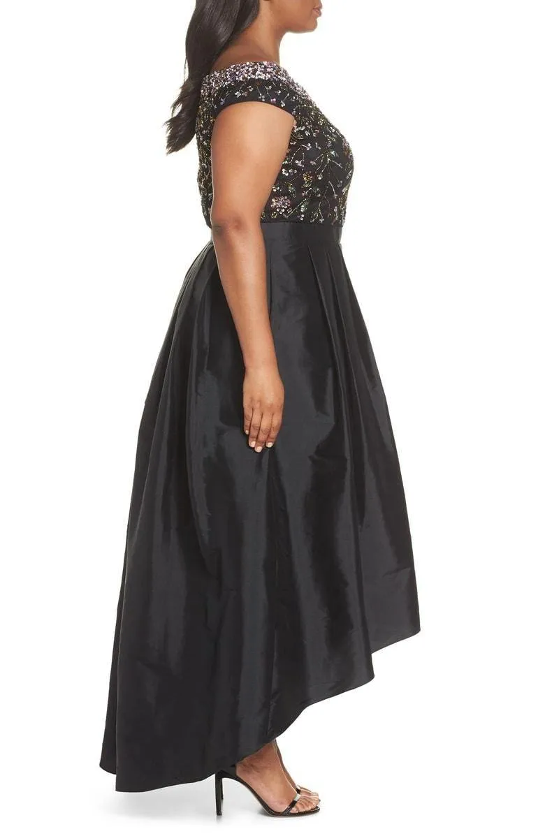 Adrianna Papell AP1E203707 Plus Size High Low Dress