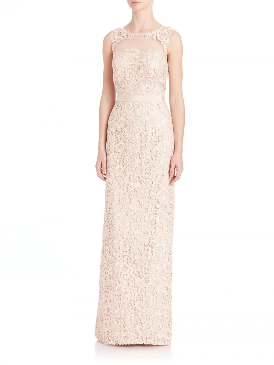 Aidan Mattox - Lace Long Dress 251706210