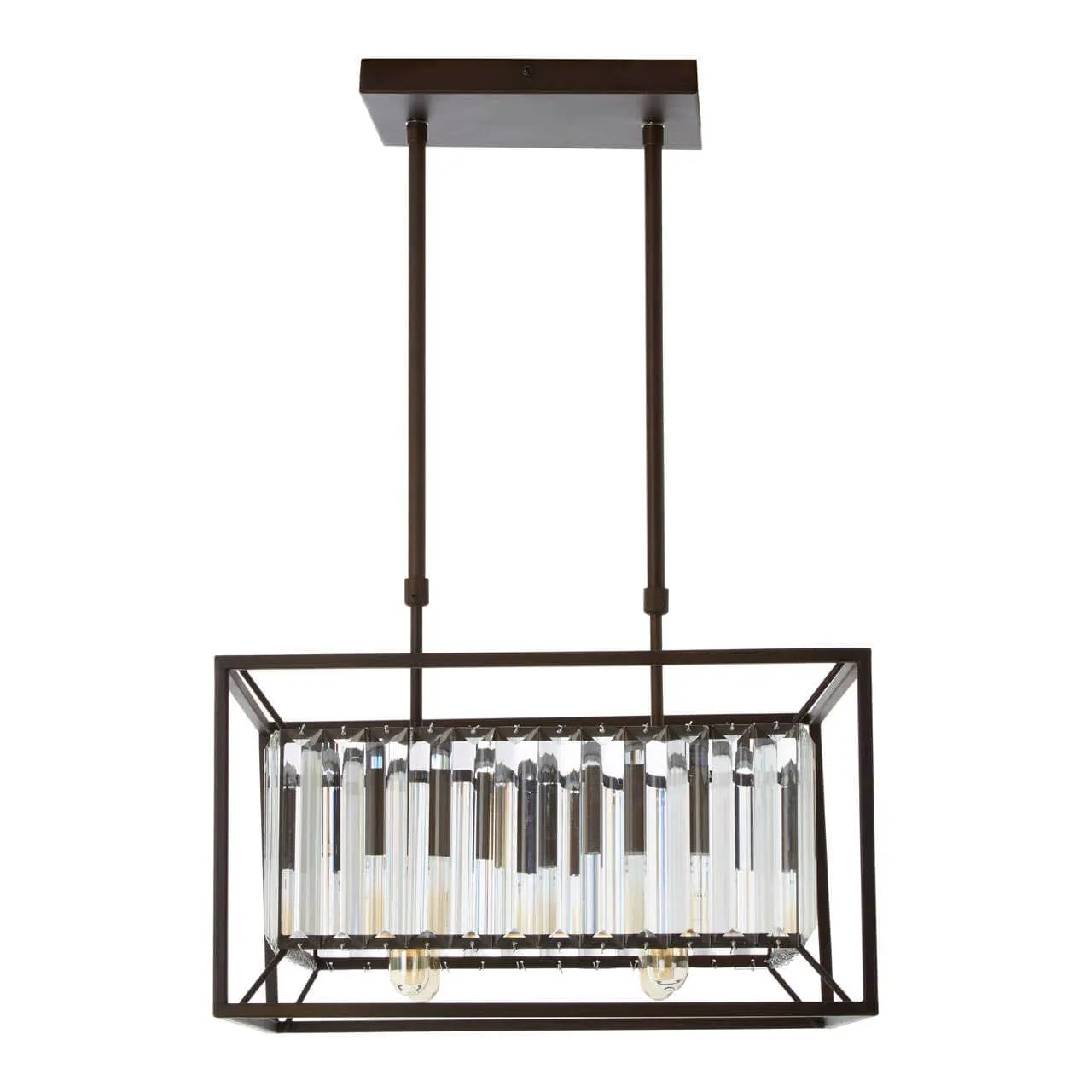 Akiko 4 Bulb Black Finish Pendant Lamp