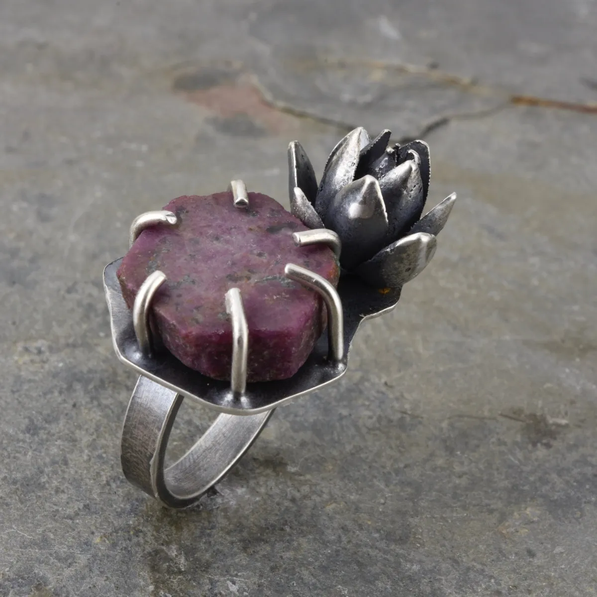 April Ottey - Flower Power-Ruby and Succulent