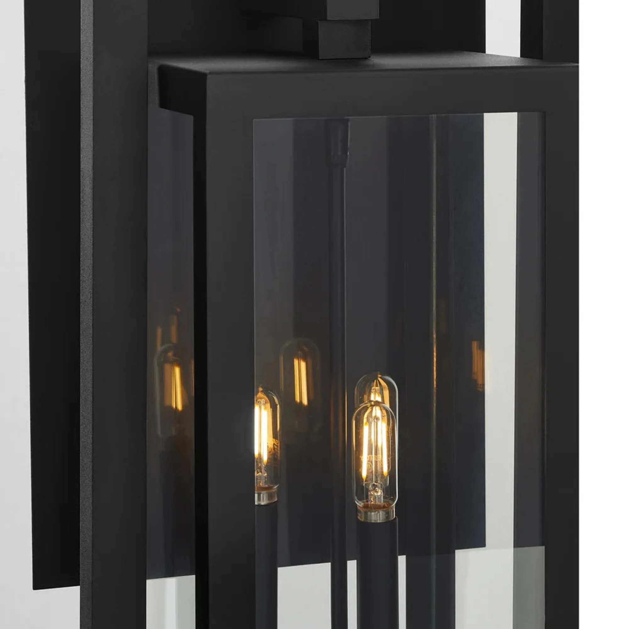 Arlo 22" Coastal Outdoor Wall Lantern - Textured Black