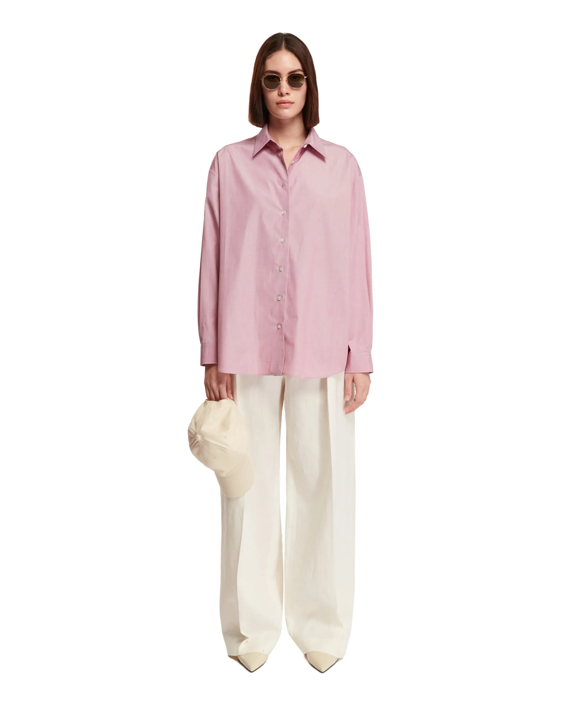 Attica Pink Cotton Shirt