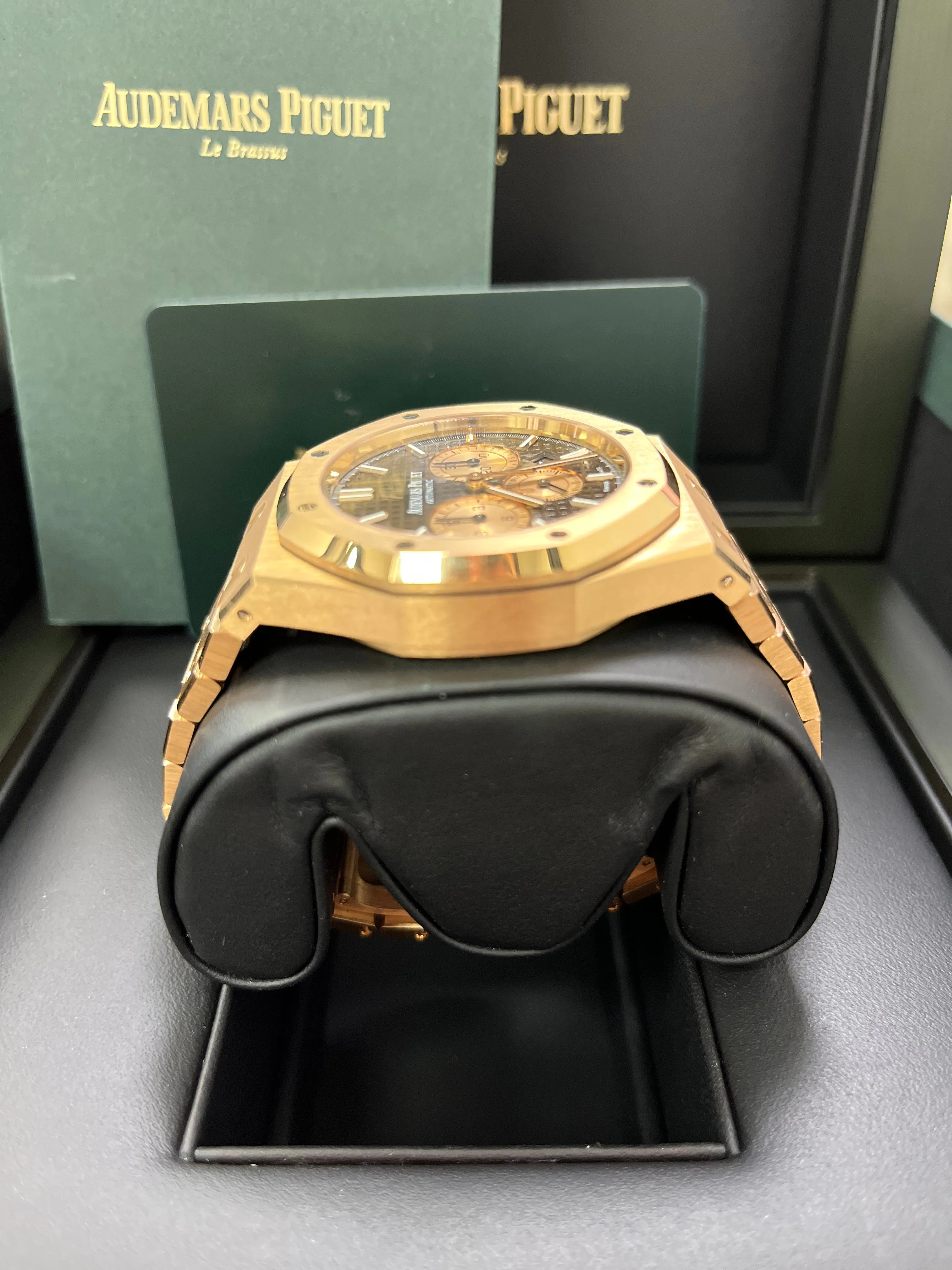 Audemars Piguet Royal Oak Selfwinding Chronograph | Ref#26331OR.OO.D821CR.01 | Rose Gold with Chocolate Dial & Rose Gold Sub-Dials