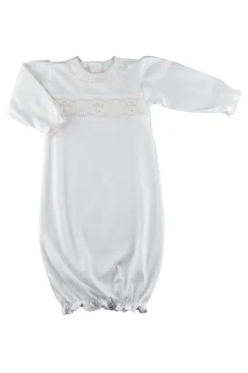 Baby Girl's Pink Cross Daygown
