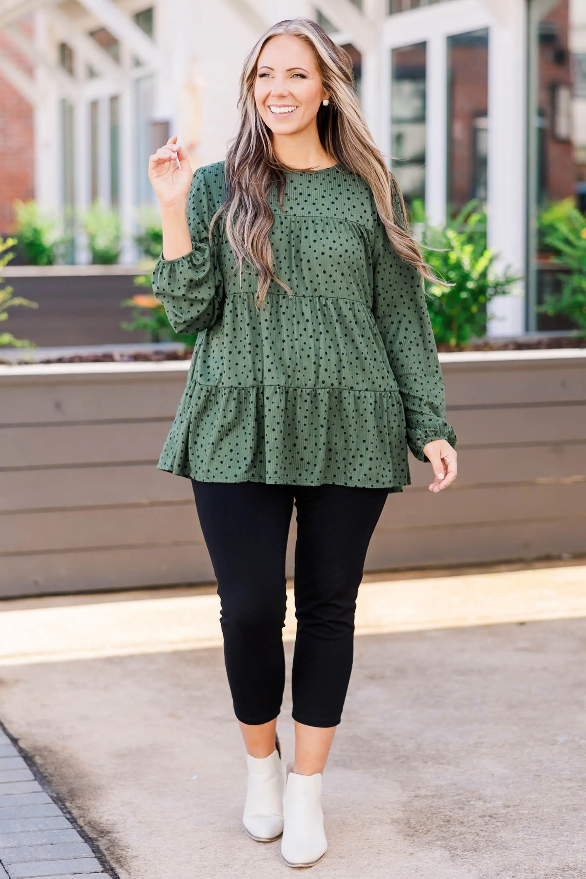 Because Of Me Top, Olive