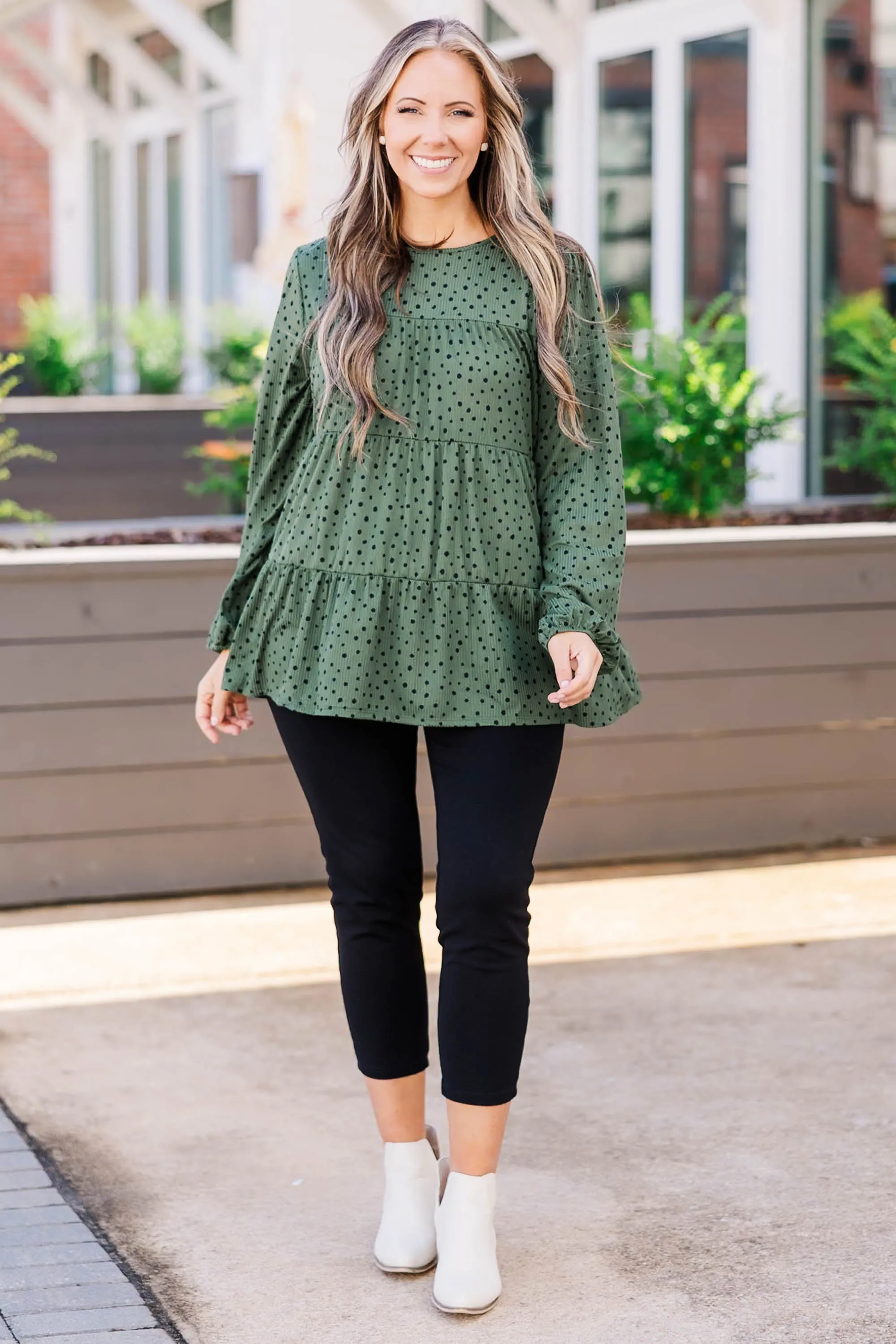 Because Of Me Top, Olive