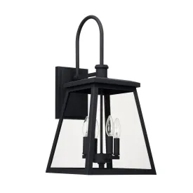 Belmore - 24" Coastal Outdoor Wall Lantern - Black