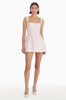 Bethany Toile Brocade Skort Romper