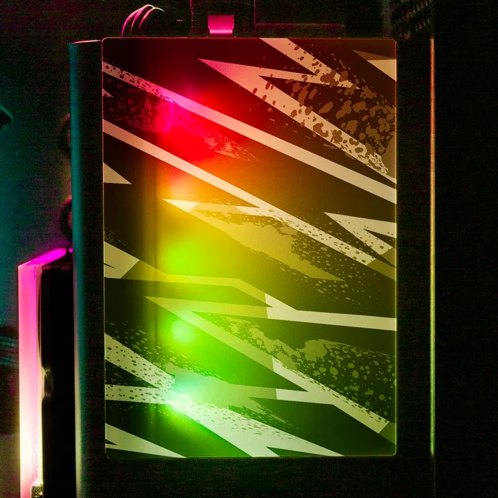 Black 80s Electric RGB SSD Cover Vertical