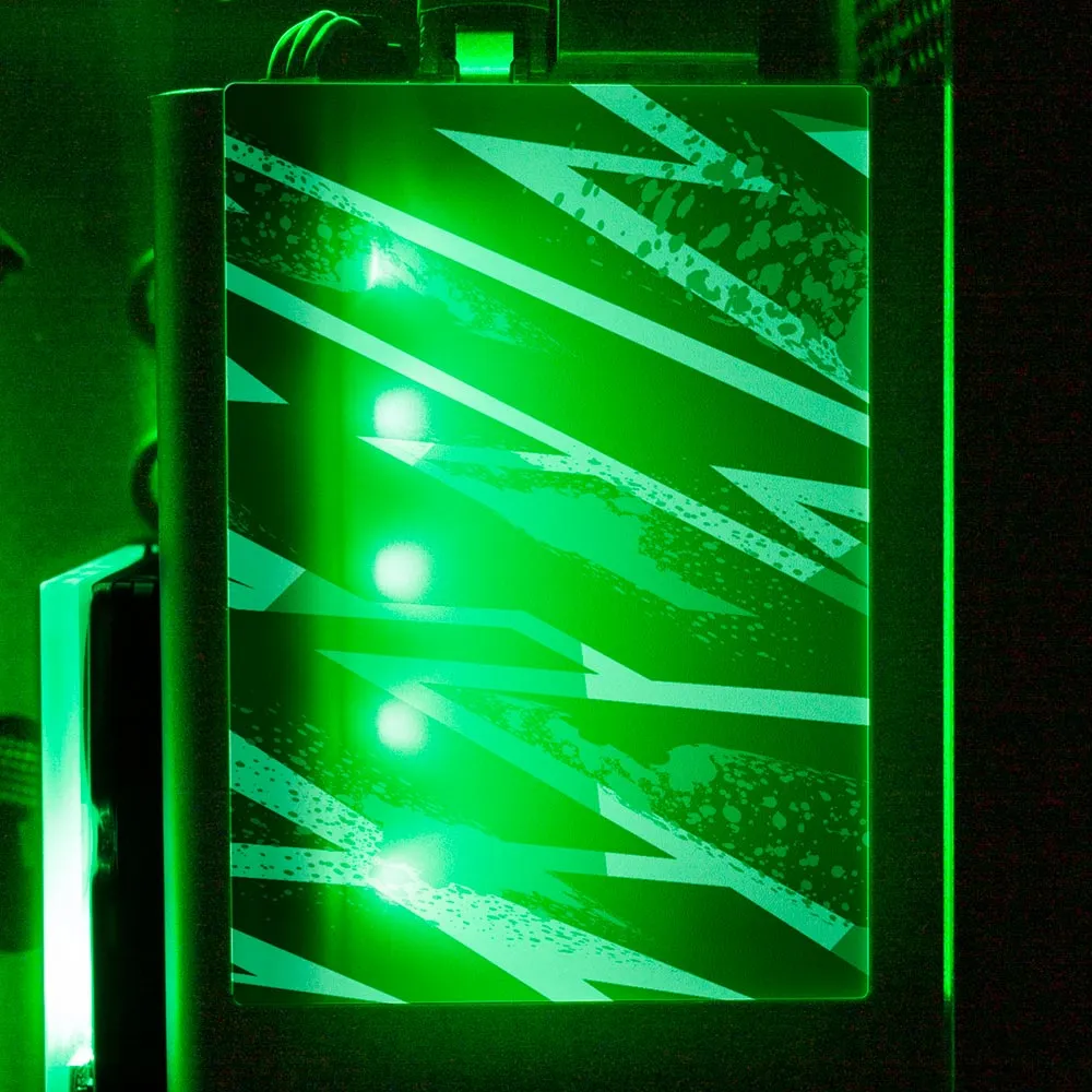 Black 80s Electric RGB SSD Cover Vertical