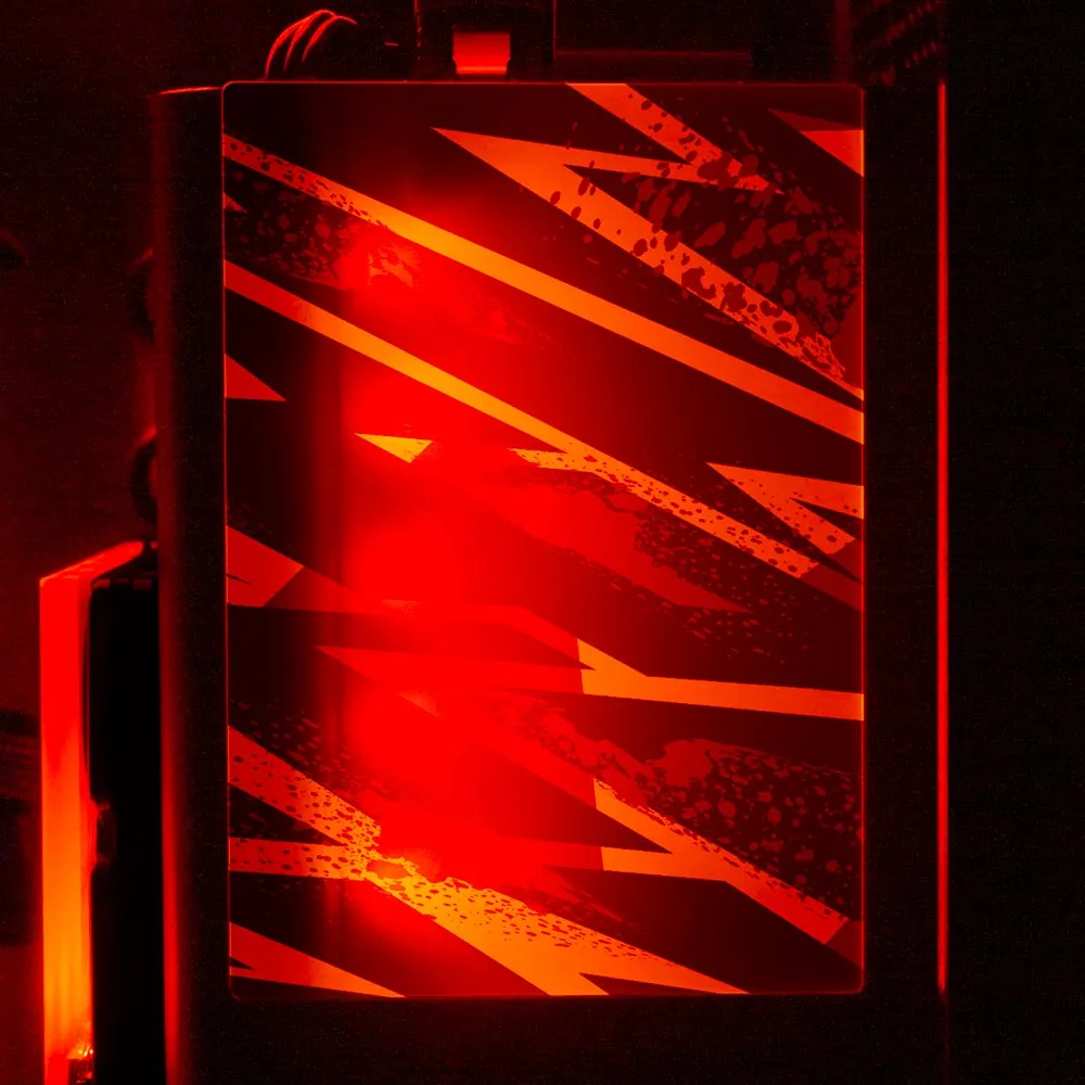 Black 80s Electric RGB SSD Cover Vertical