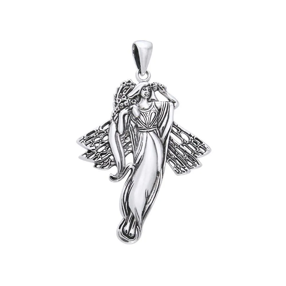 Blossoming fairy waiting to be your friend ~ Sterling Silver Jewelry  TPD970