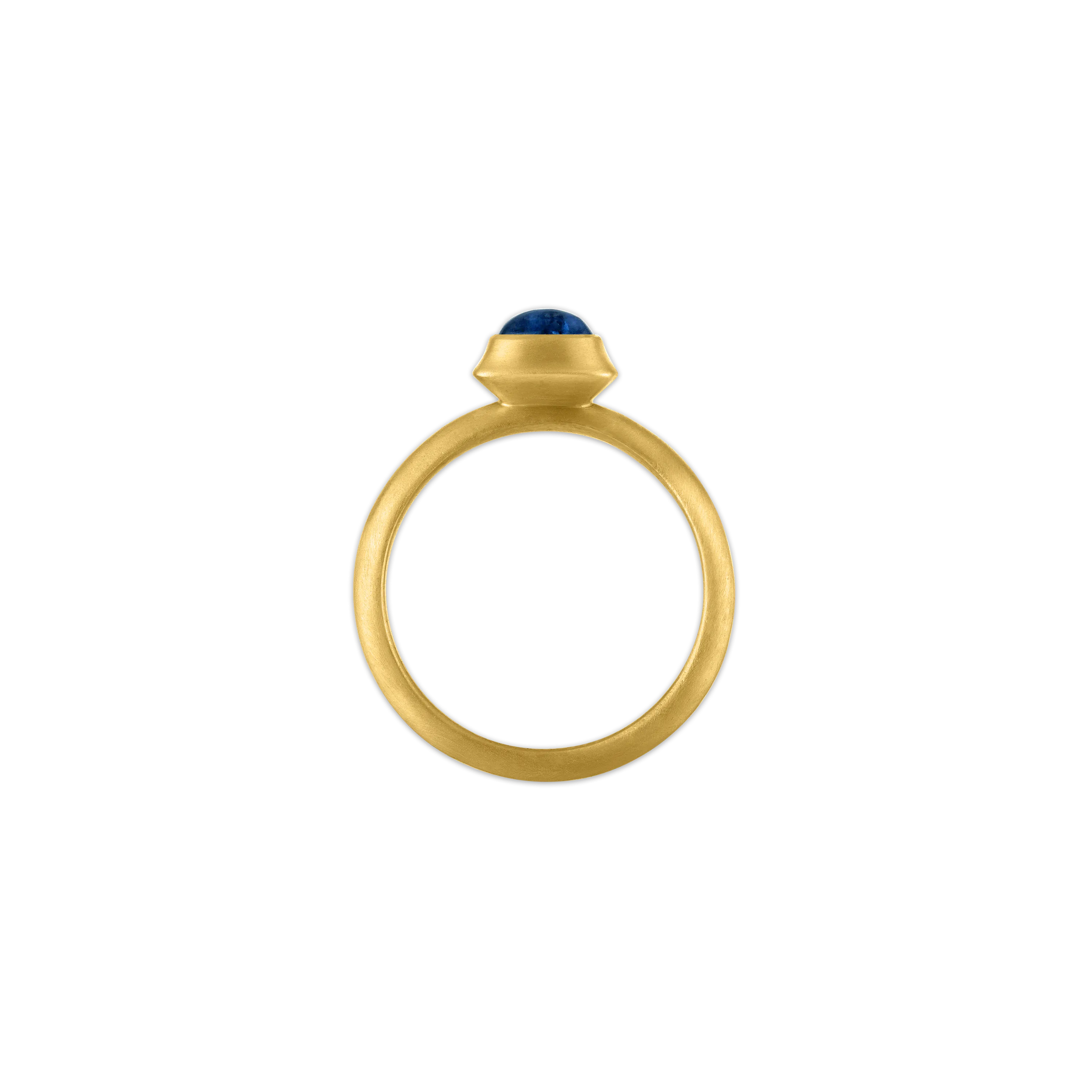 Blue Sapphire Pinch Ring
