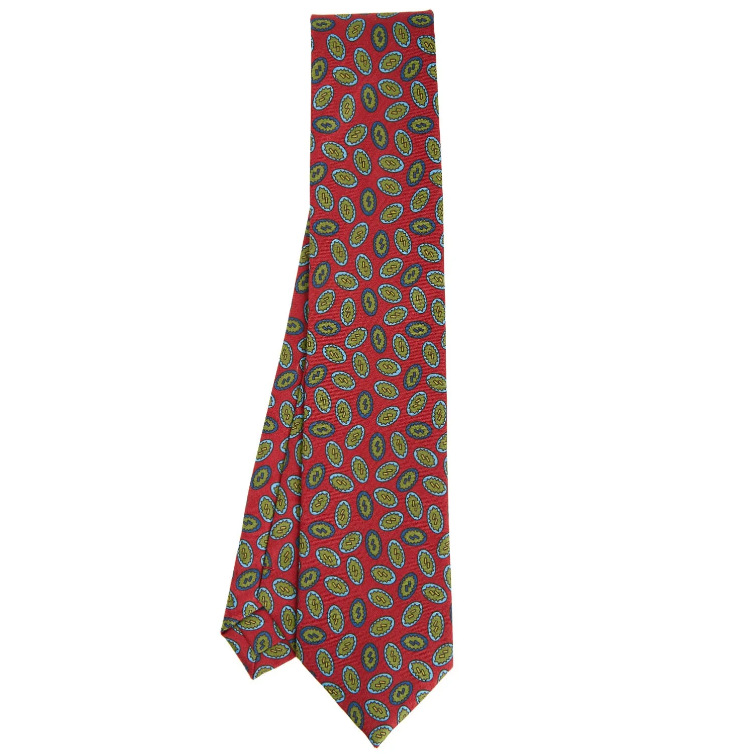 BURGUNDY HERITAGE RETRO COLLECTION SILK TIE