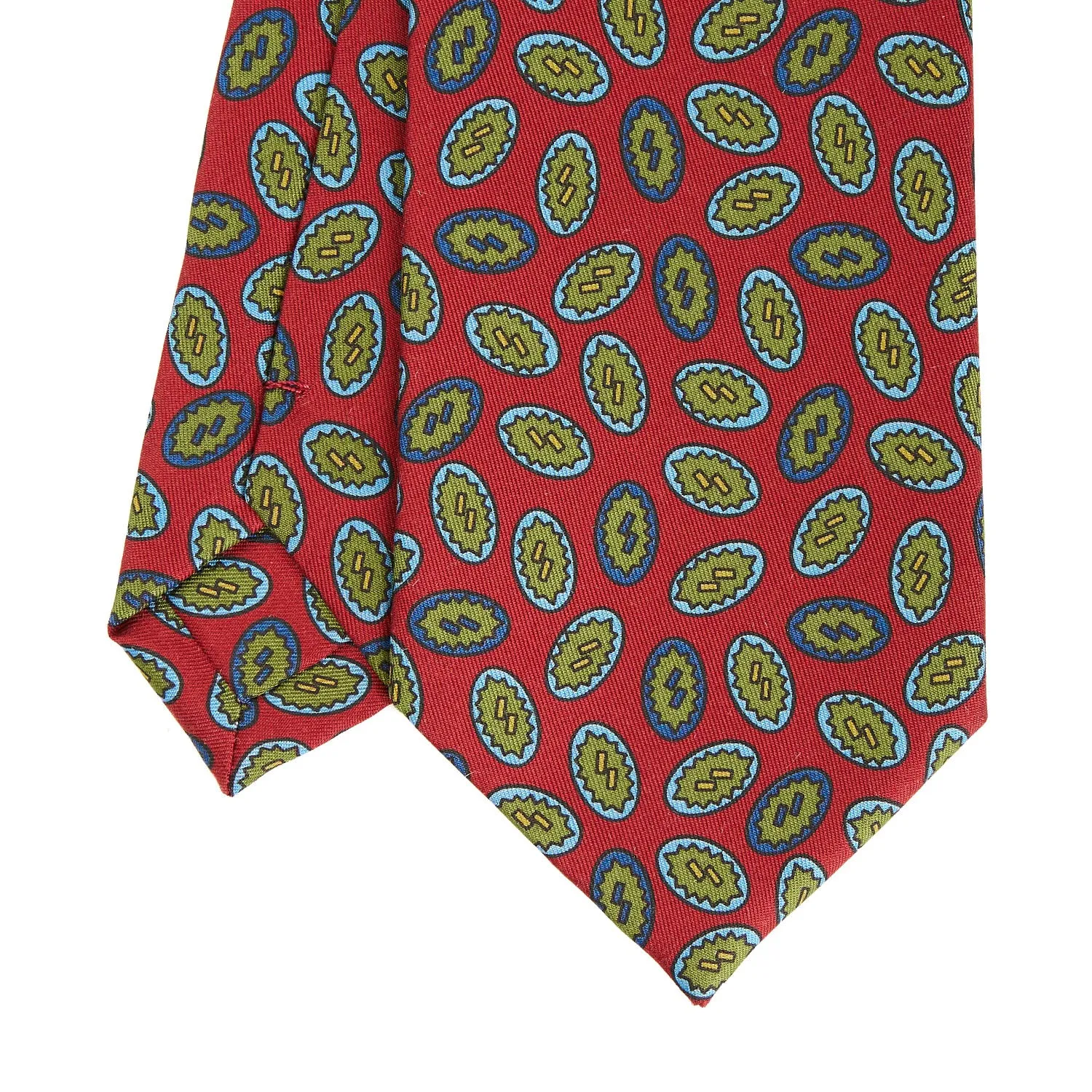 BURGUNDY HERITAGE RETRO COLLECTION SILK TIE