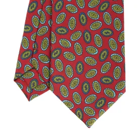 BURGUNDY HERITAGE RETRO COLLECTION SILK TIE