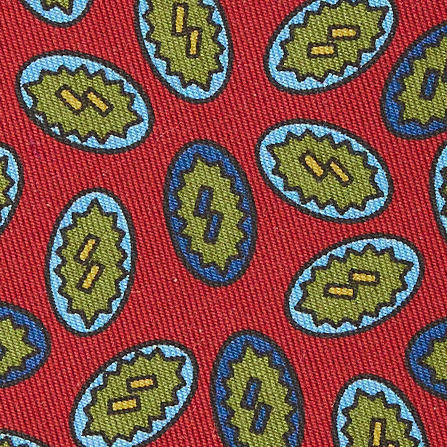 BURGUNDY HERITAGE RETRO COLLECTION SILK TIE