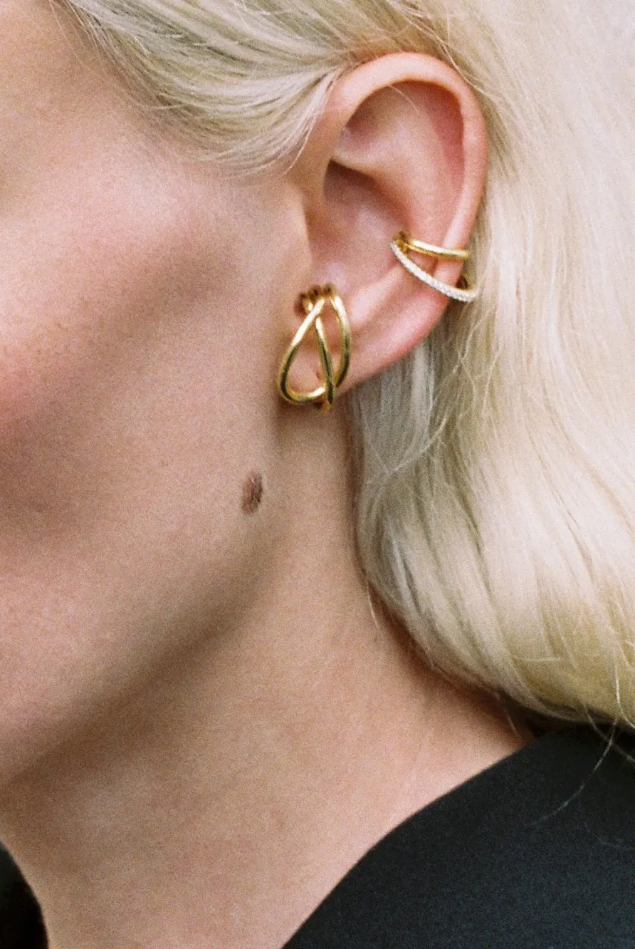 Camilla And Marc X Otiumberg Pavé Double Ear Cuff