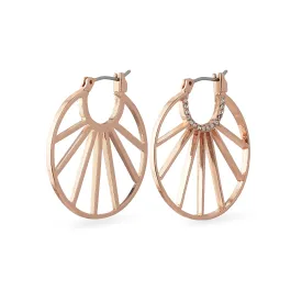 CASSIE earrings rosegold-plated