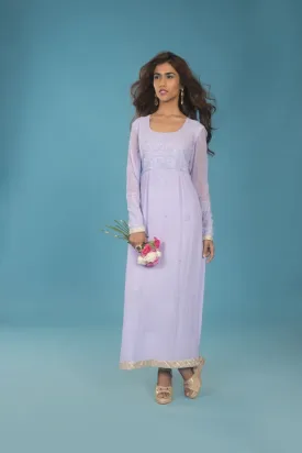 Chikankari Tunic - Jasmine