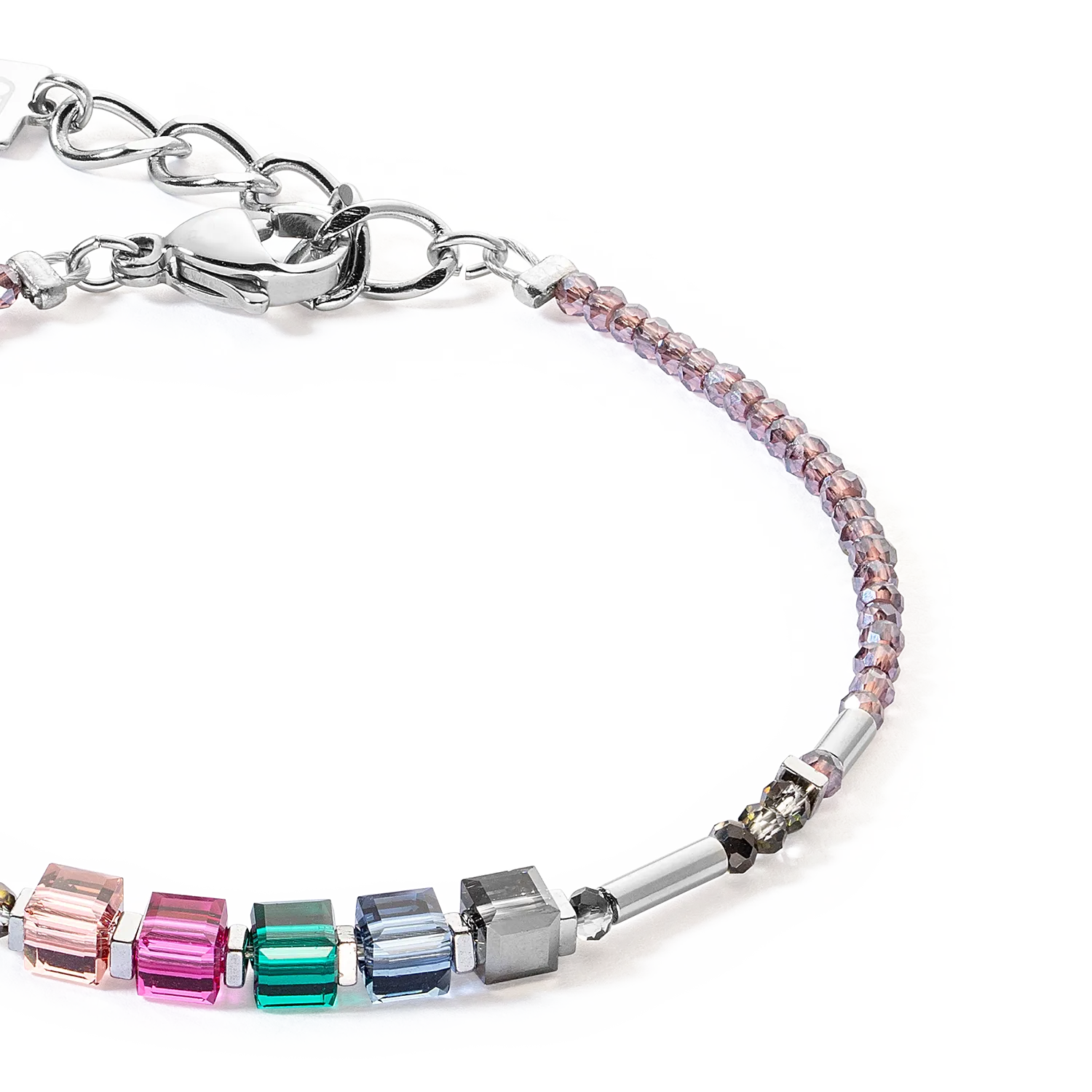 Cube Story Minimalistic Sparkling bracelet Multicolour Art Nouveau