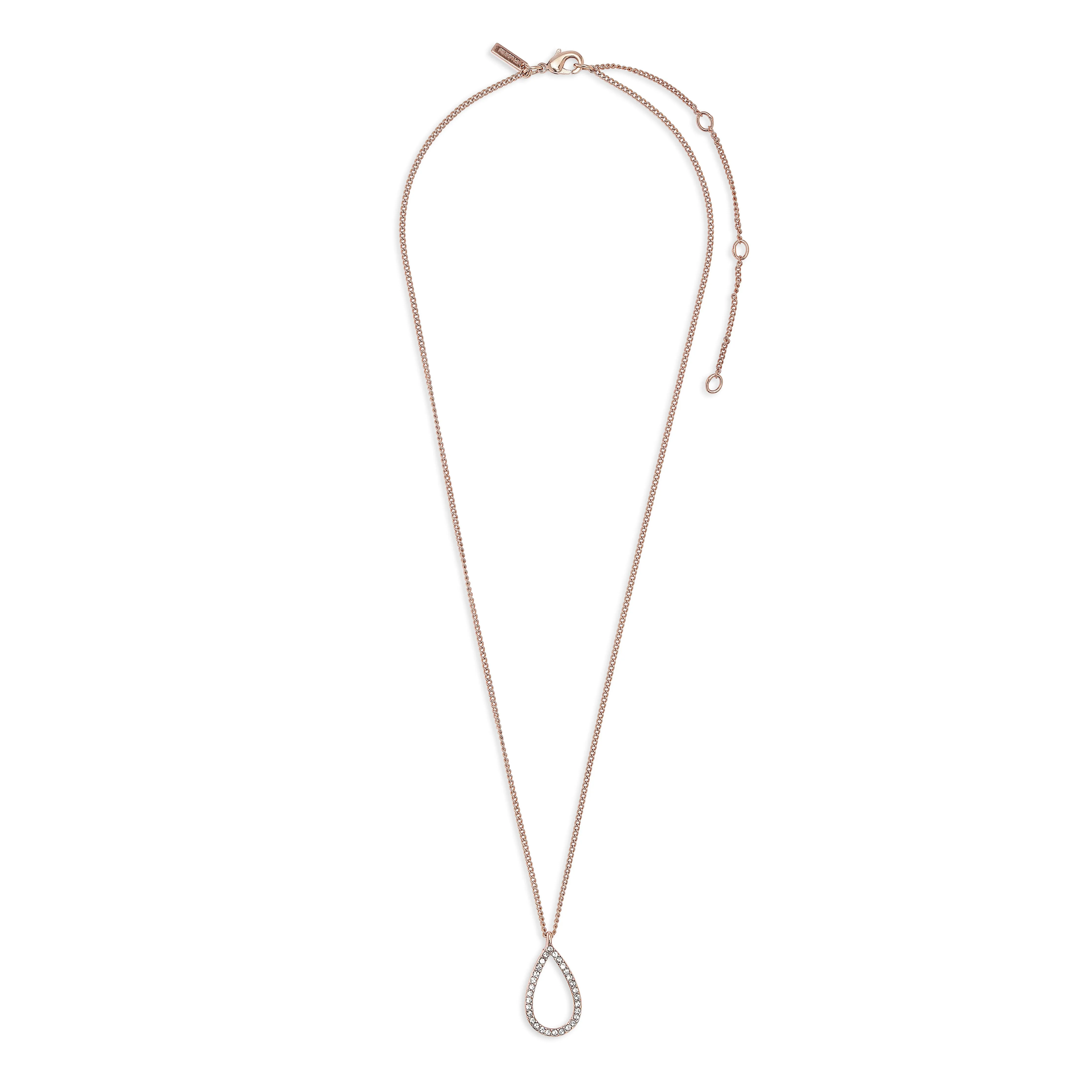 DELIA necklace rosegold-plated