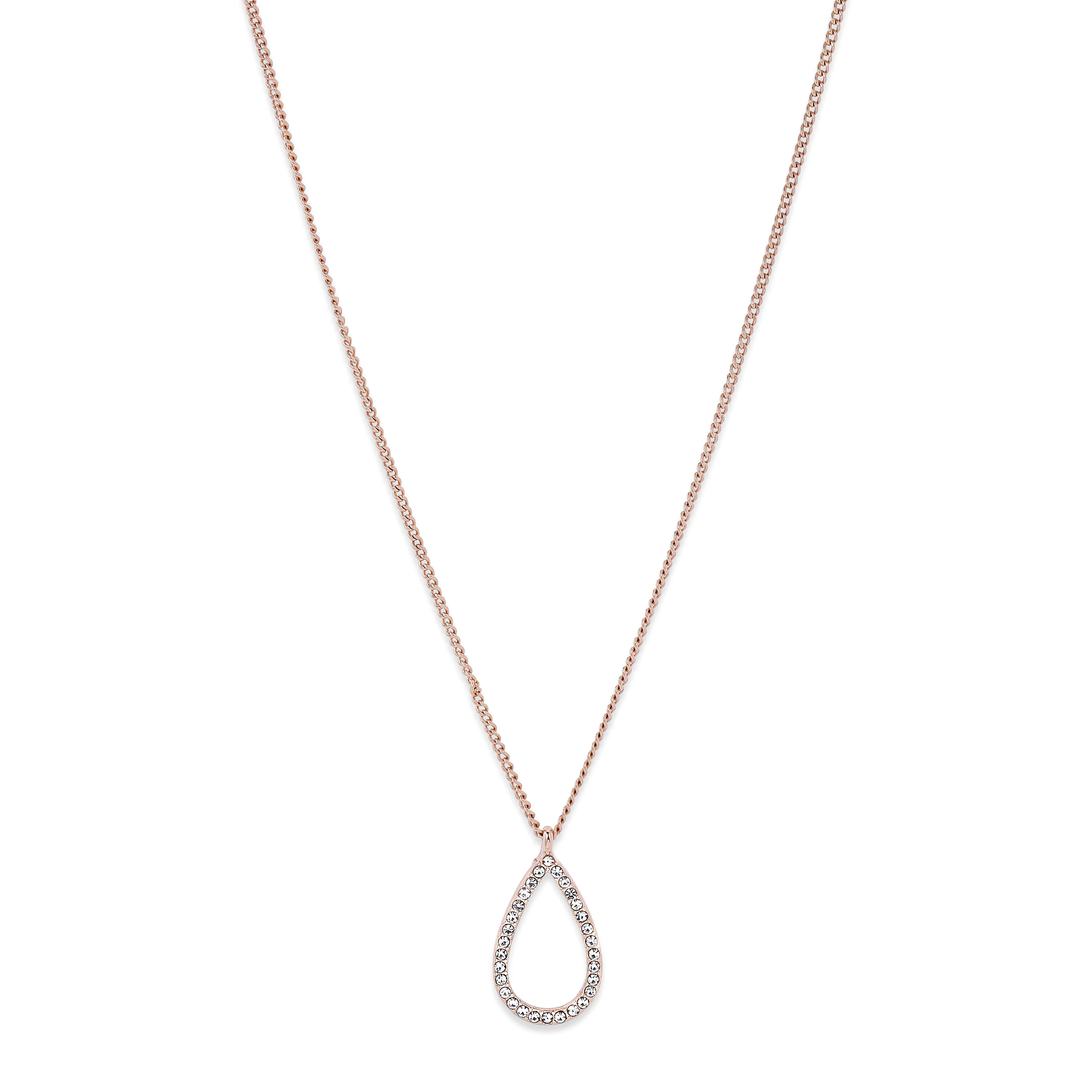 DELIA necklace rosegold-plated