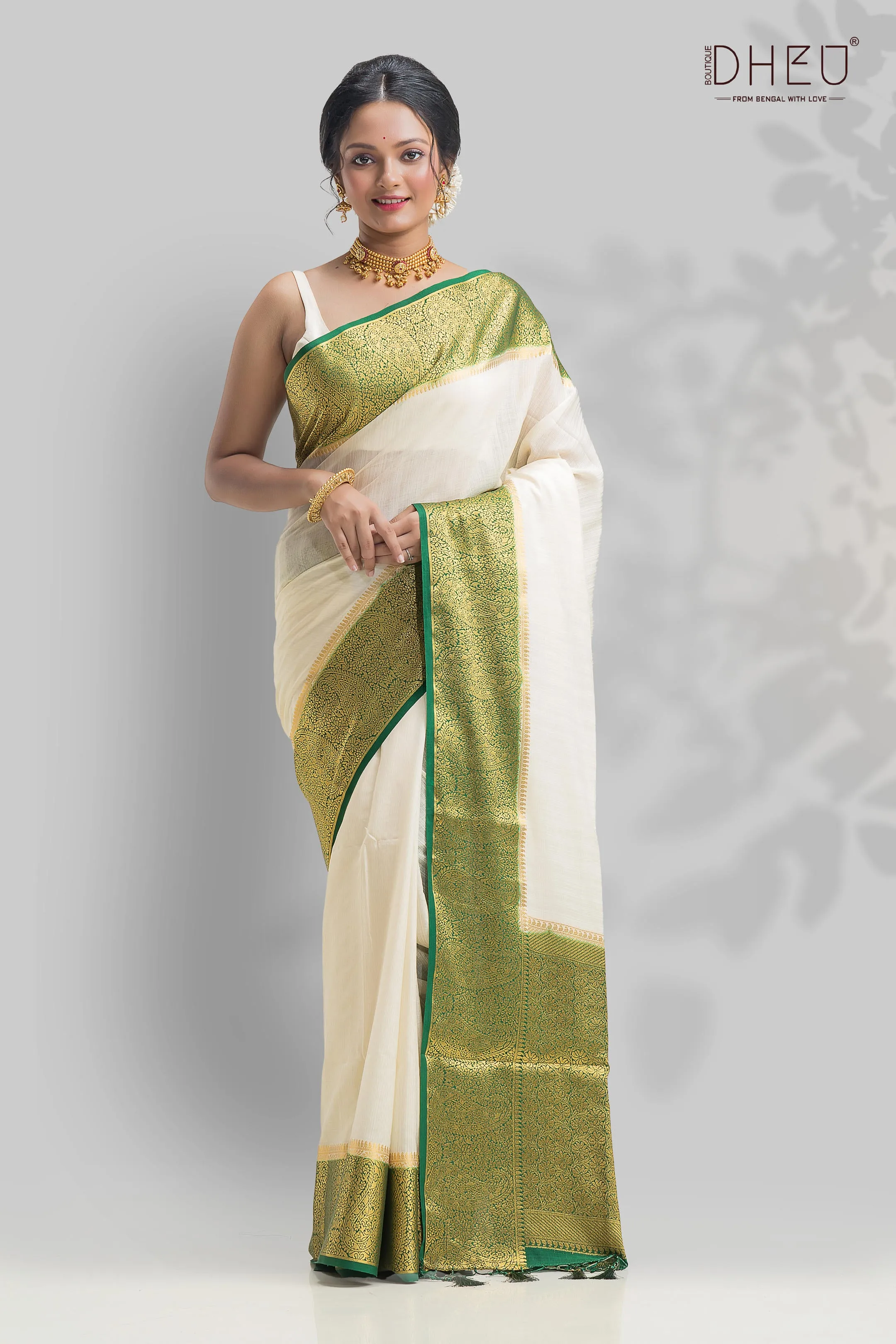 Designer Brocade Silk Saree