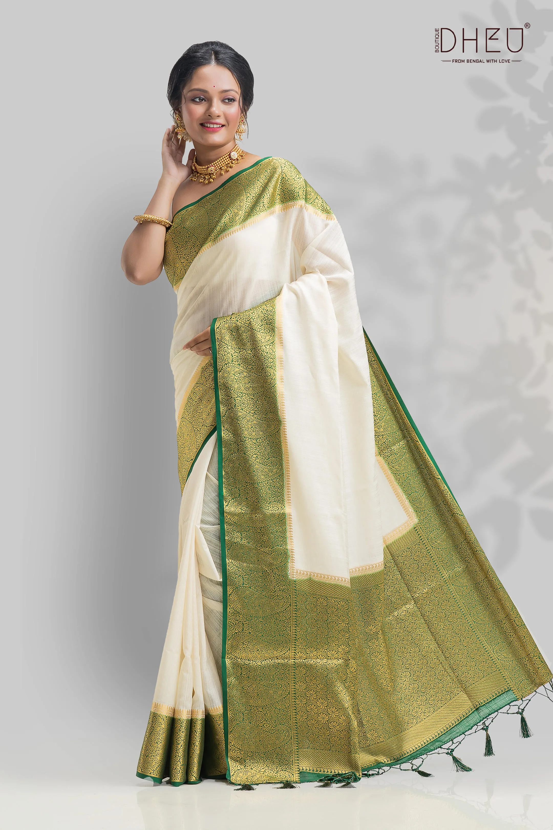 Designer Brocade Silk Saree