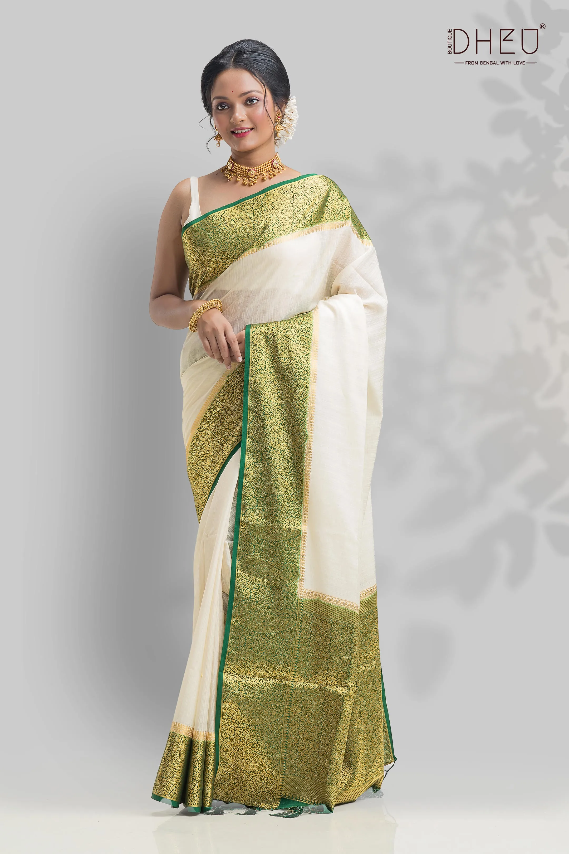 Designer Brocade Silk Saree