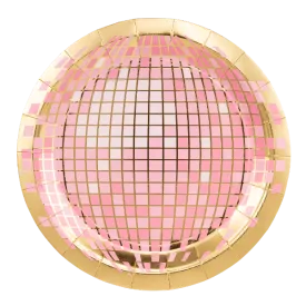 Disco Ball Paper Plate