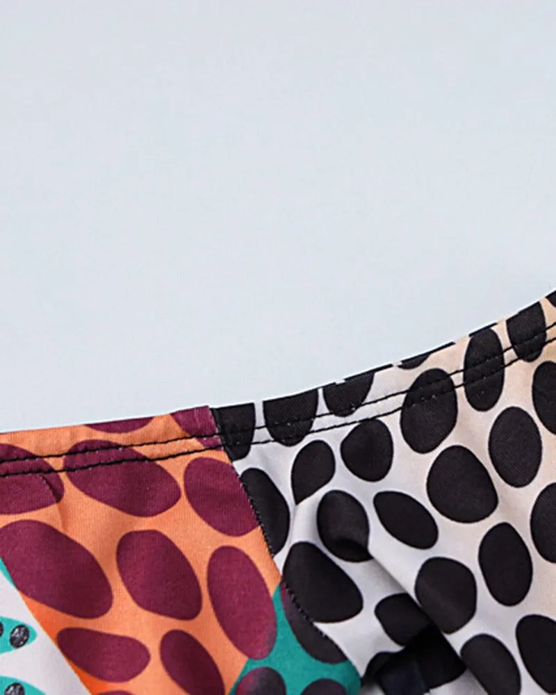 Dot Printer Maxi Dress