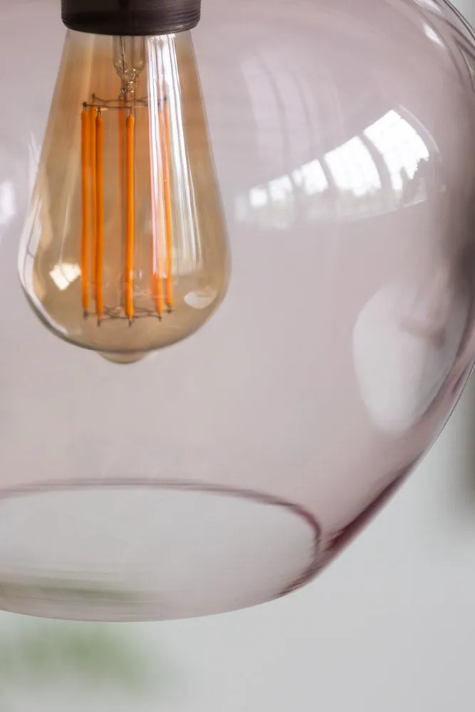 Easyfit Pink Glass Ceiling Light Shade