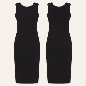 EHE Apparel Mia rib knit Dress - Black