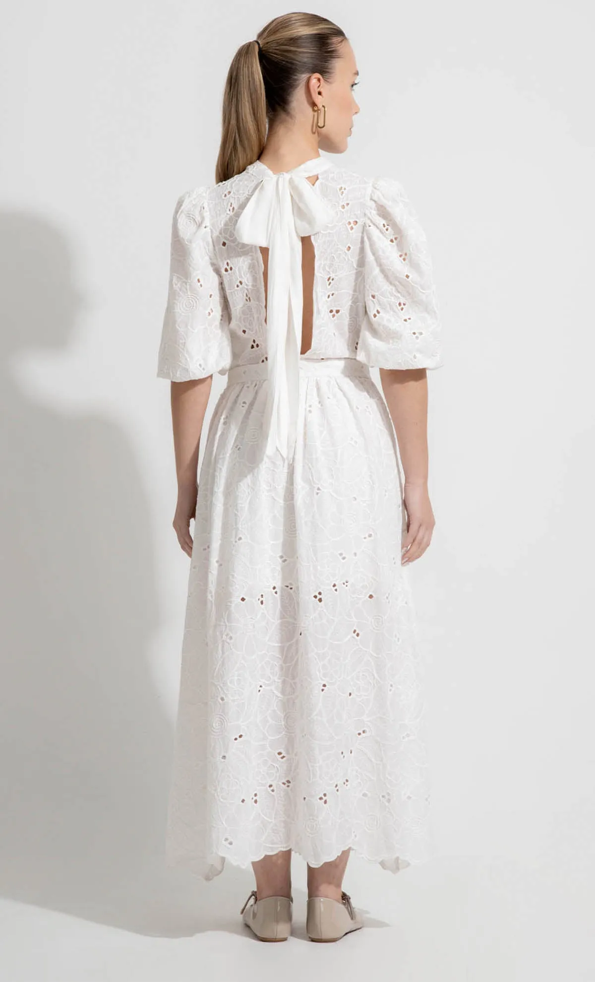 ESPECIA Allen Maxi Dress - Off White