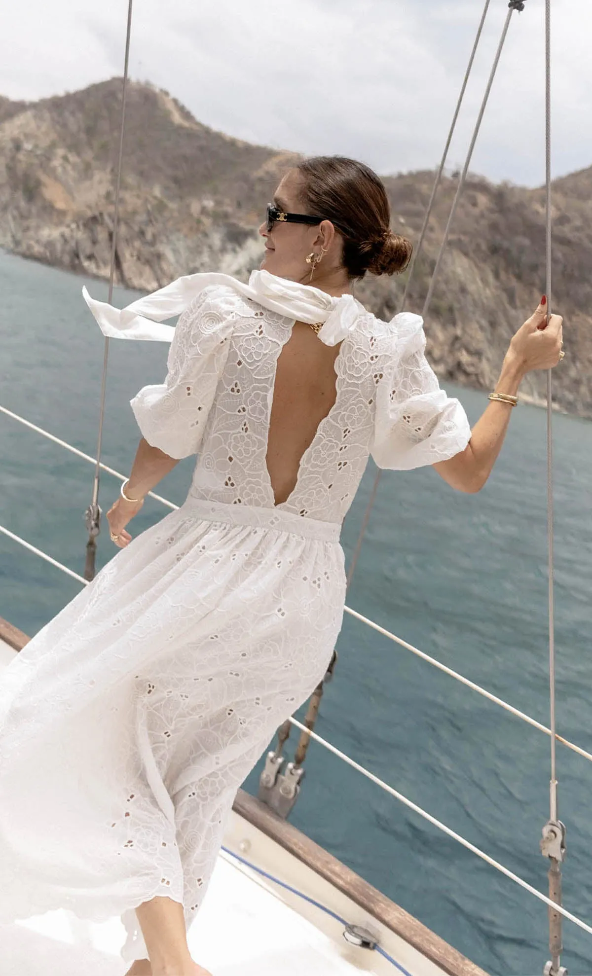 ESPECIA Allen Maxi Dress - Off White
