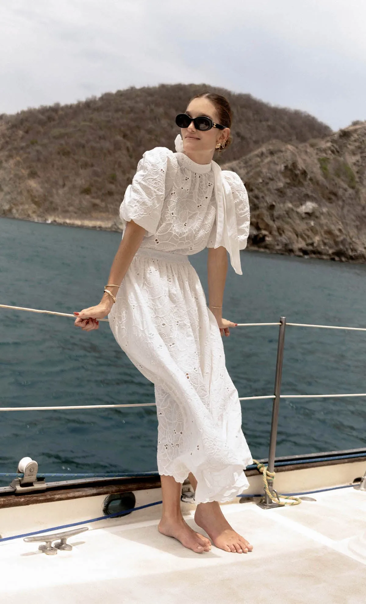 ESPECIA Allen Maxi Dress - Off White