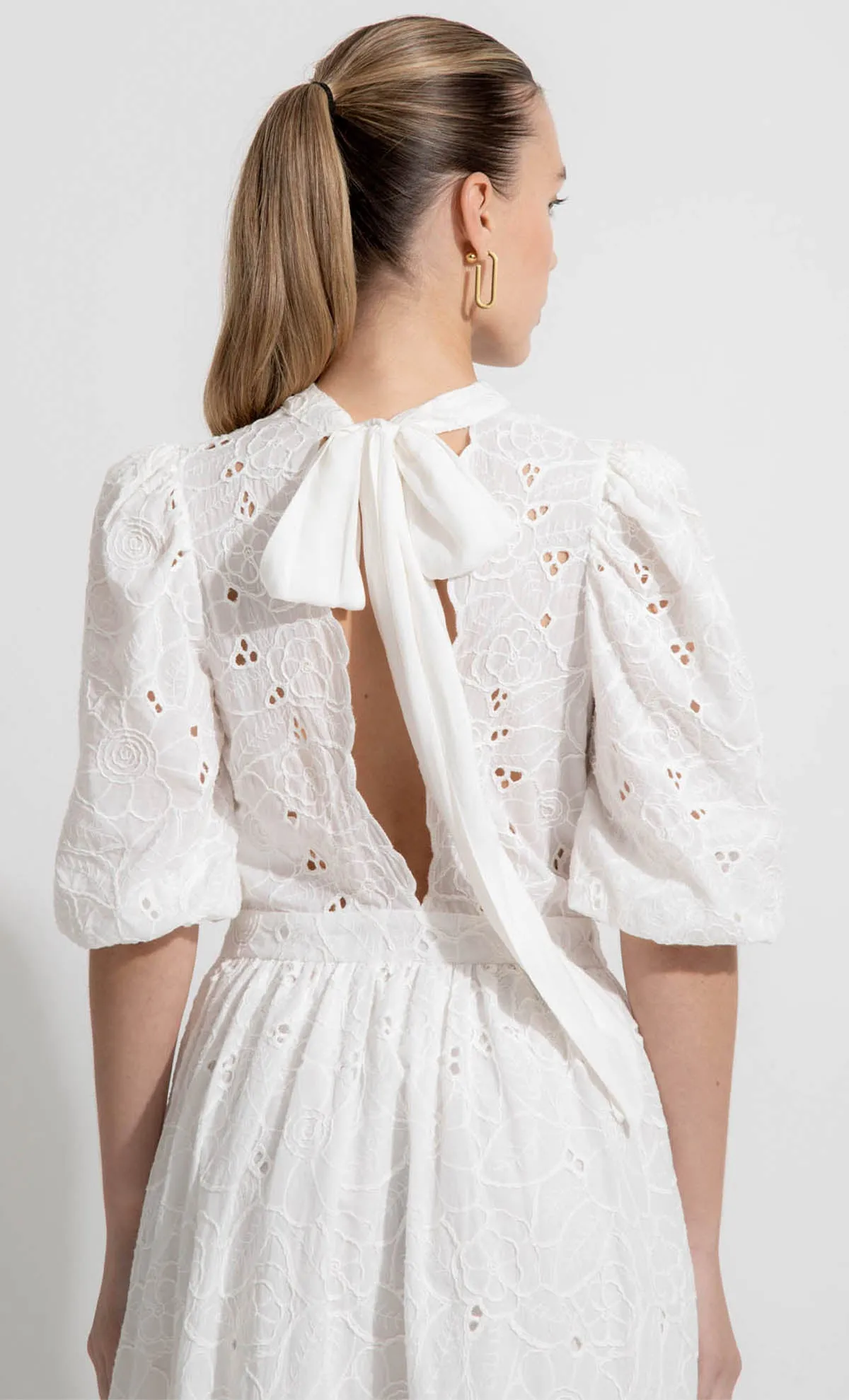 ESPECIA Allen Maxi Dress - Off White