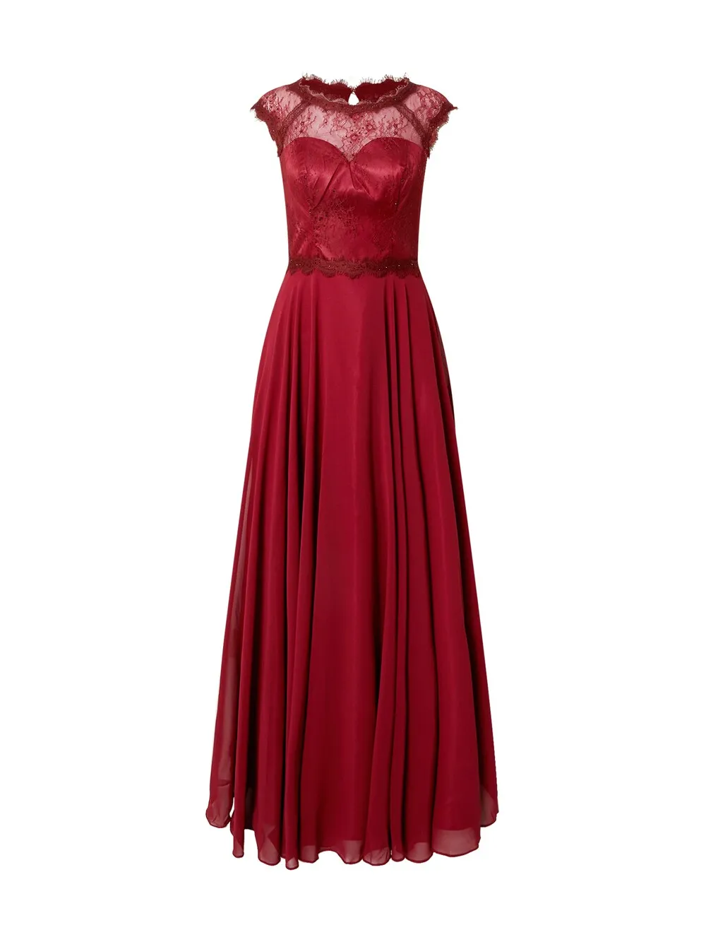 Evening dress mascara, red wine