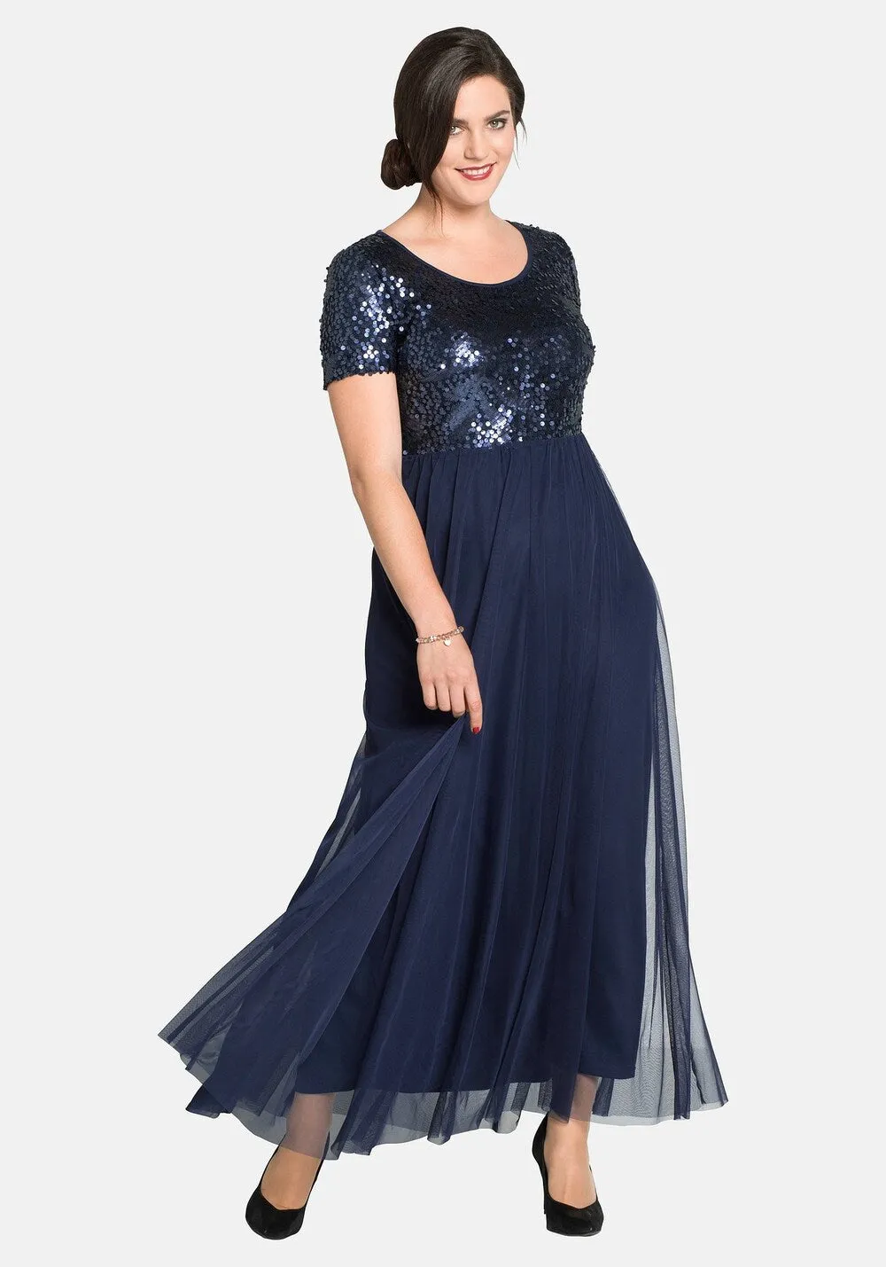 Evening dress SHEEGO, dark blue