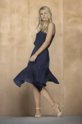Fate   Becker Blooming Dress in Midnight Navy