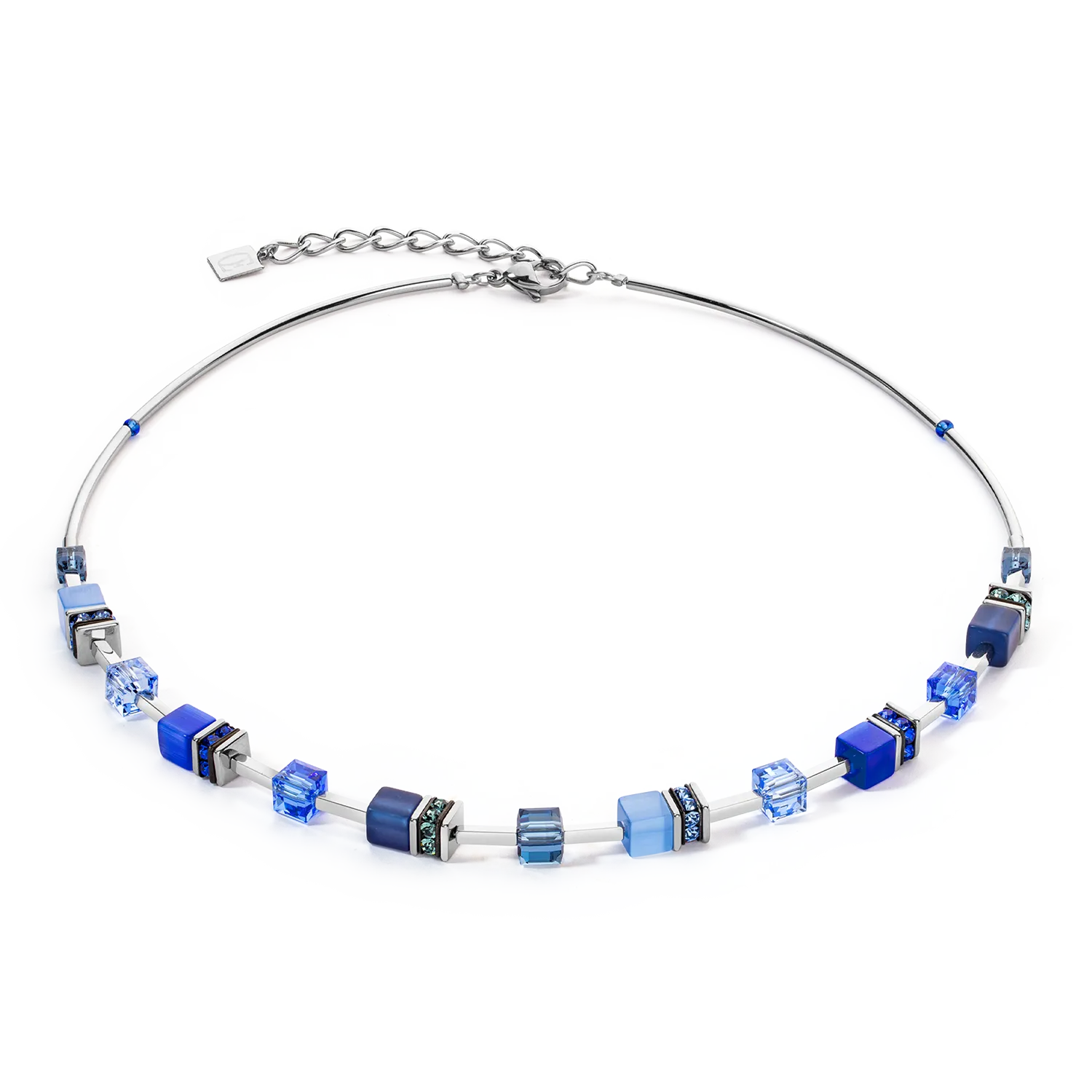 GeoCUBE® Iconic Lite Necklace Blue