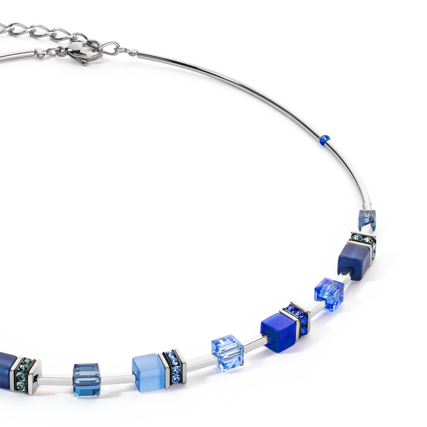 GeoCUBE® Iconic Lite Necklace Blue