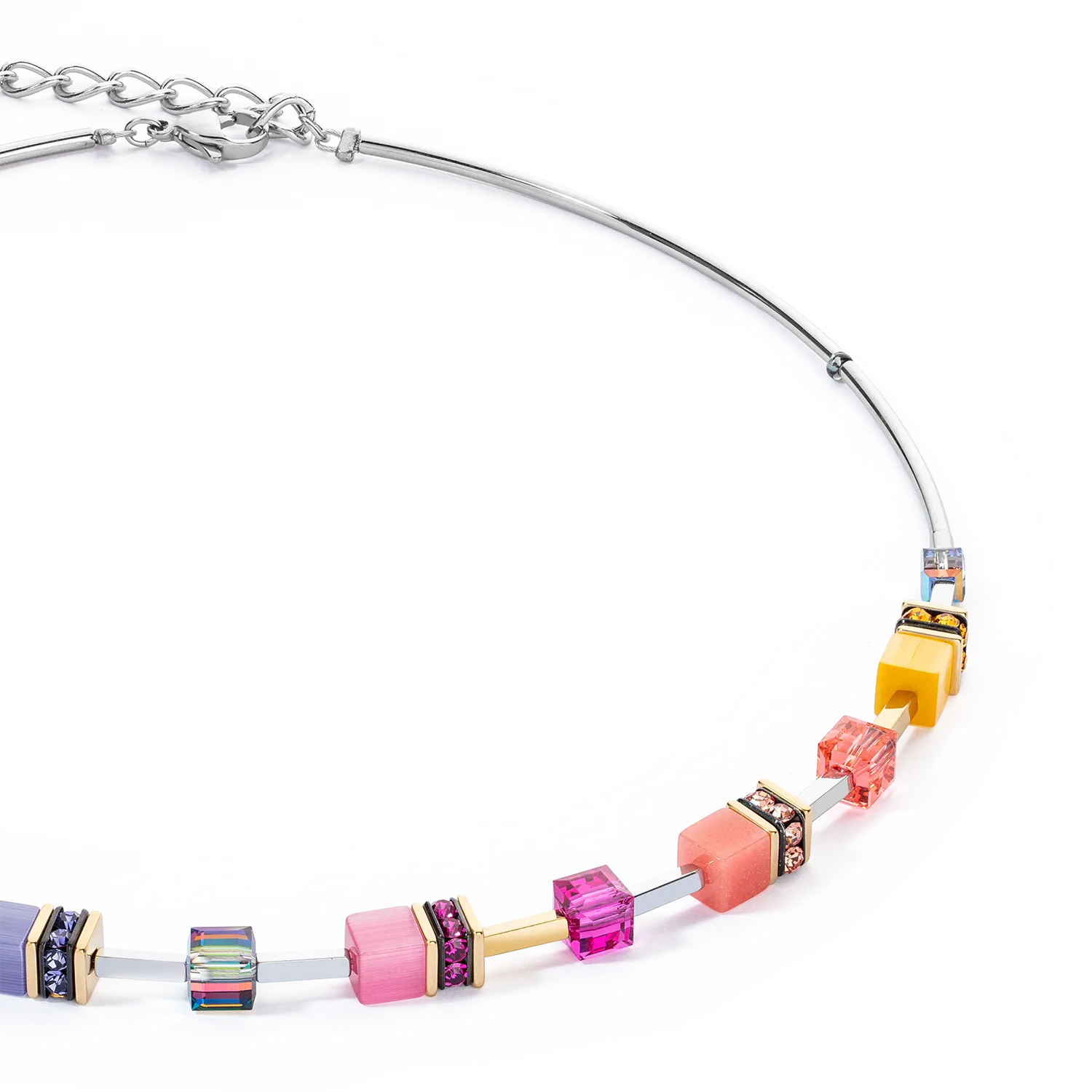GeoCUBE® Iconic Lite Necklace Rainbow