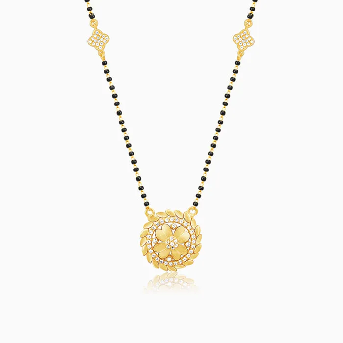 Golden Fragrant Flower Mangalsutra