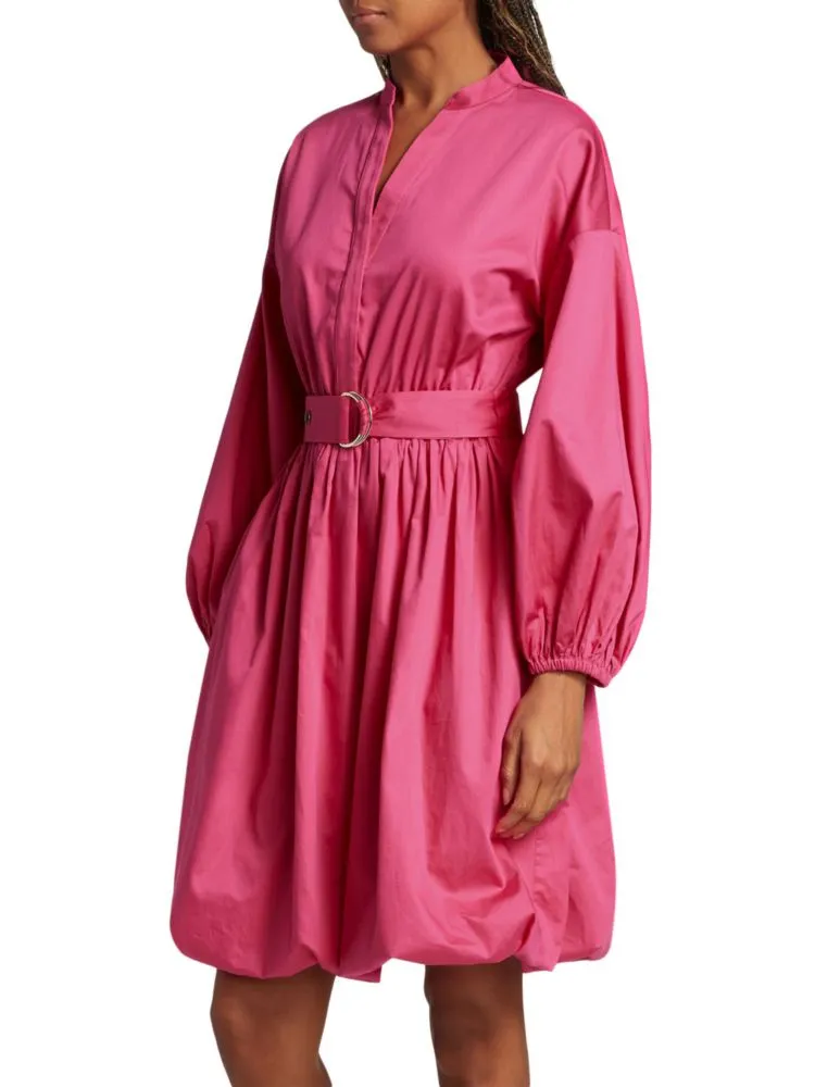 Jane Elie Tahari Satin Mini Dress in Ella Pink