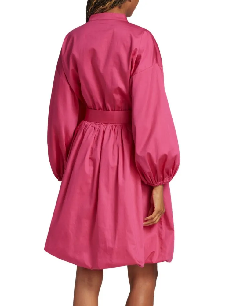 Jane Elie Tahari Satin Mini Dress in Ella Pink